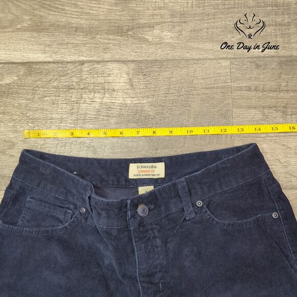St. John's Bay Secretly Slender Boot Cut Corduroy Pants Size 8 - Picture 3 of 6